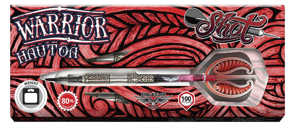 Warrior Hautoa Soft Tip Dart Set-80% Tungsten