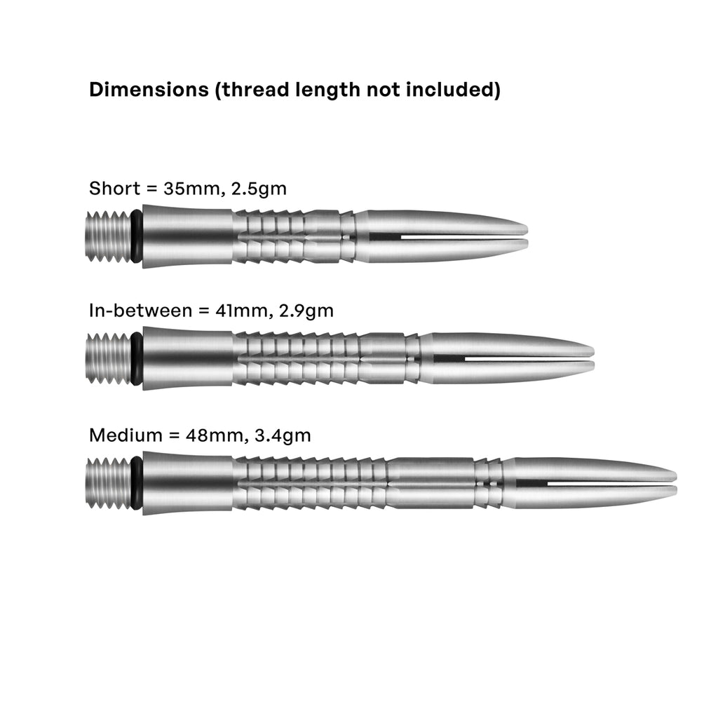 Mako Titanium Dart Shafts