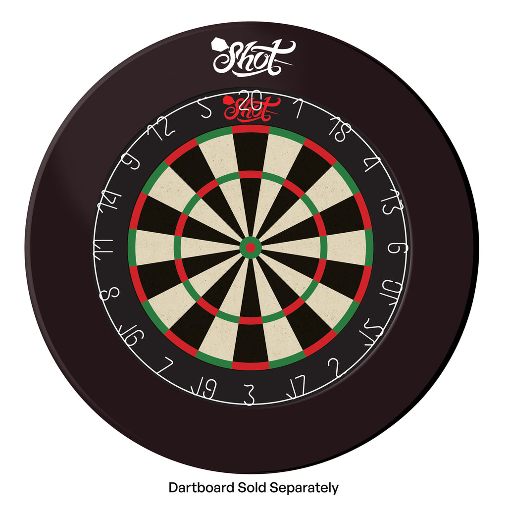 One Piece Dartboard Surround-Black