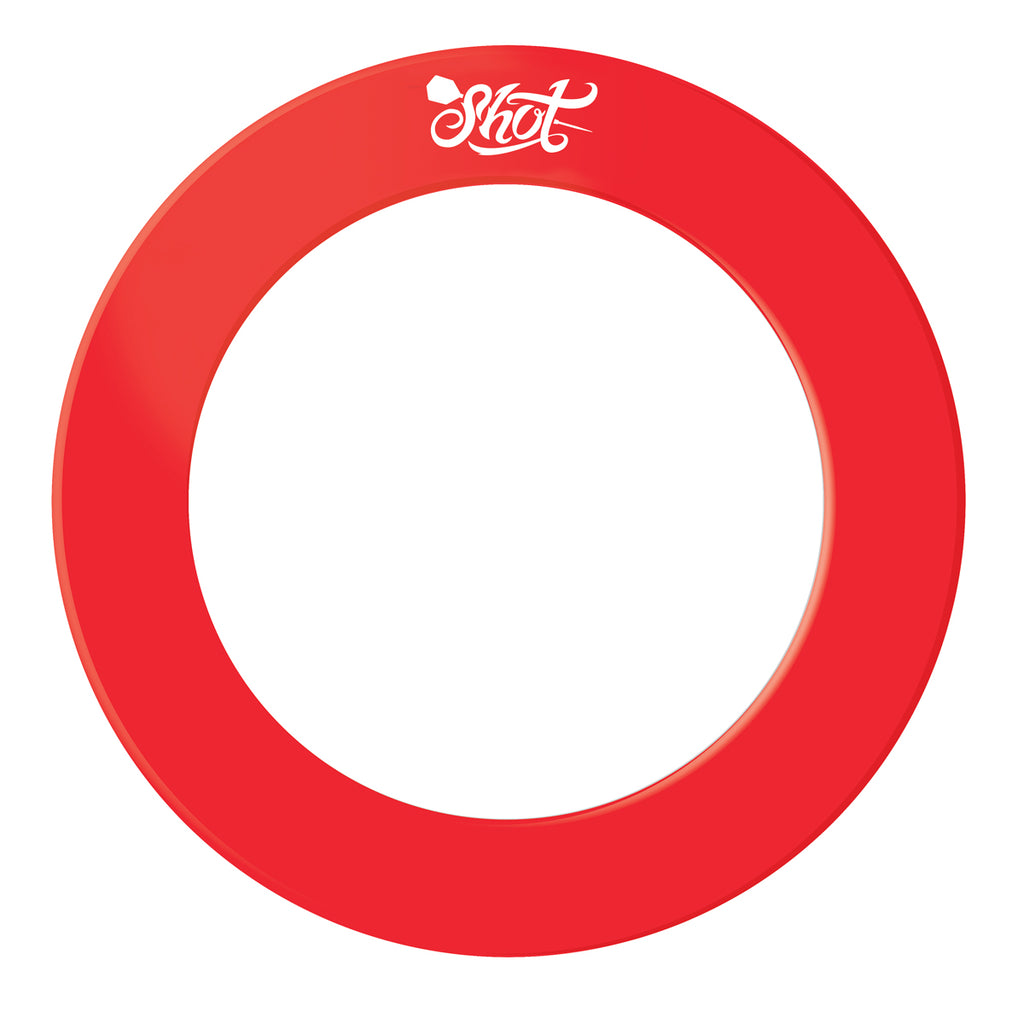 One Piece Dartboard Surround- Red