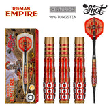 Roman Empire Centurion Soft Tip Dart Set-90% Tungsten Barrels