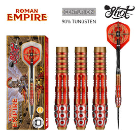 Roman Empire Centurion Steel Tip Dart Set-90% Tungsten Barrels