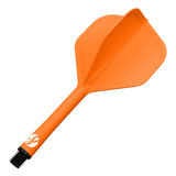 Flight Deck-One Piece Dart Flight and Shaft System-Orange