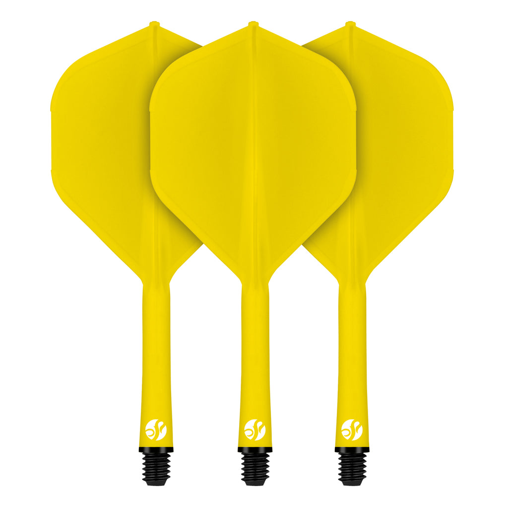 Flight Deck-One Piece Dart Flight and Shaft System-Yellow