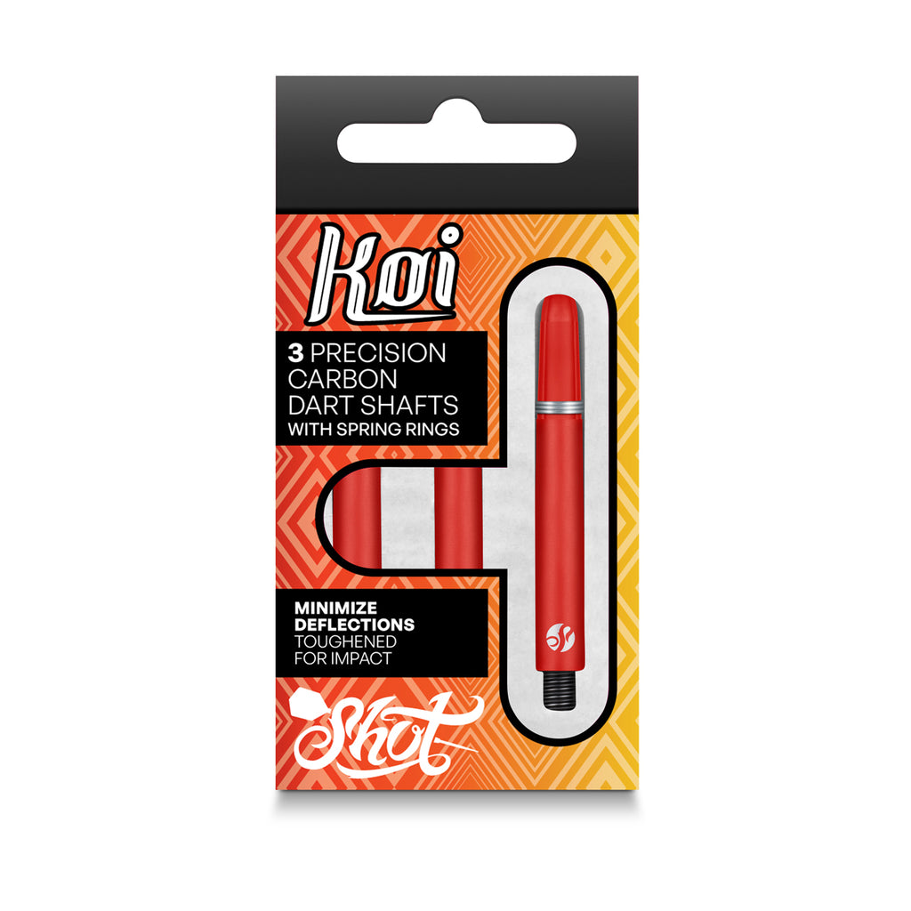 Shot Koi Carbon Dart Shaft-Red