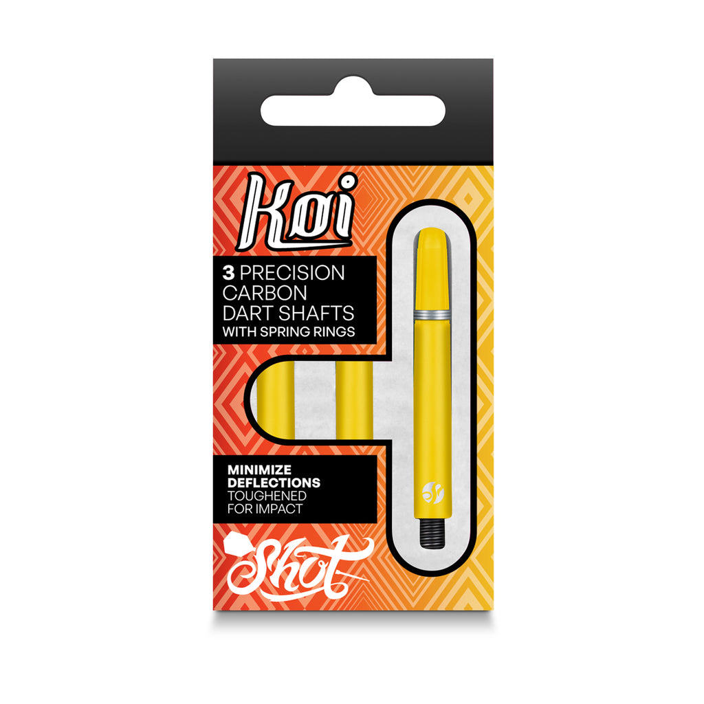 Shot Koi Carbon Dart Shaft-Yellow