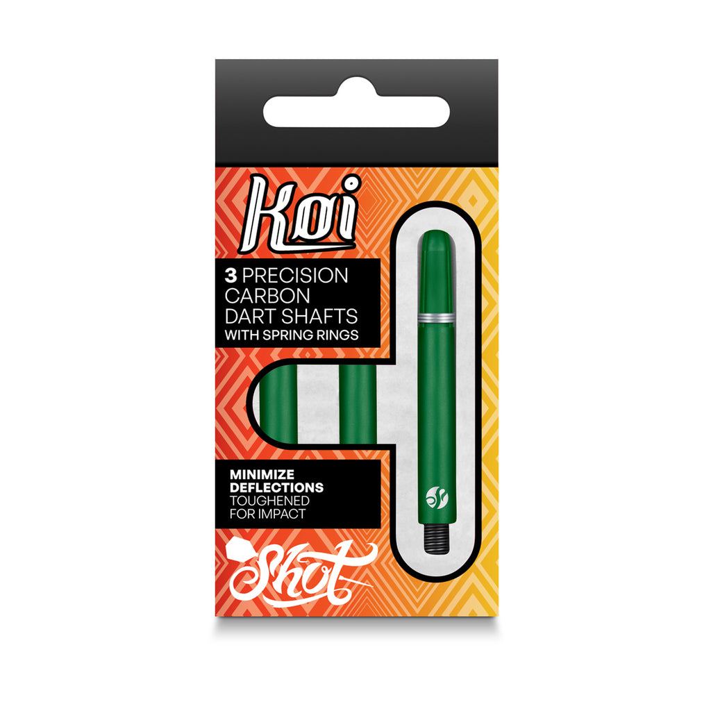 Shot Koi Carbon Dart Shaft-Green