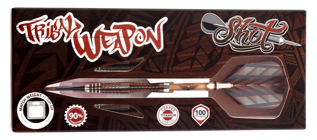 Tribal Weapon 1 Series Soft Tip Dart Set-90% Tungsten Barrels