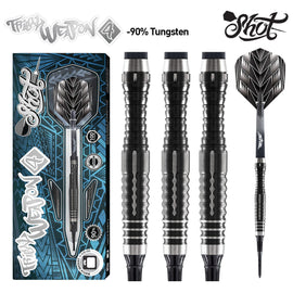 Tribal Weapon 4 Series-Soft Tip Dart Set-90% Tungsten Barrels - shot-darts