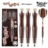 Tribal Weapon 1 Series Steel Tip Dart Set-90% Tungsten Barrels - shot-darts