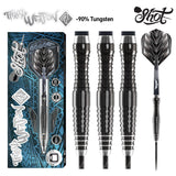 Tribal Weapon 4 Series-Steel Tip Dart Set- 90% Tungsten Barrels - shot-darts