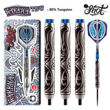 Warrior Tipu Steel Tip Dart Set-80% Tungsten - shot-darts