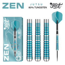 Zen Jutsu Steel Tip Dart Set-80% Tungsten Barrels