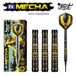 AI Mecha Soft Tip Dart Set-90% Tungsten Barrels