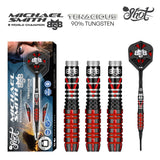 Michael Smith Tenacious Soft Tip Dart Set-90% Tungsten Barrels