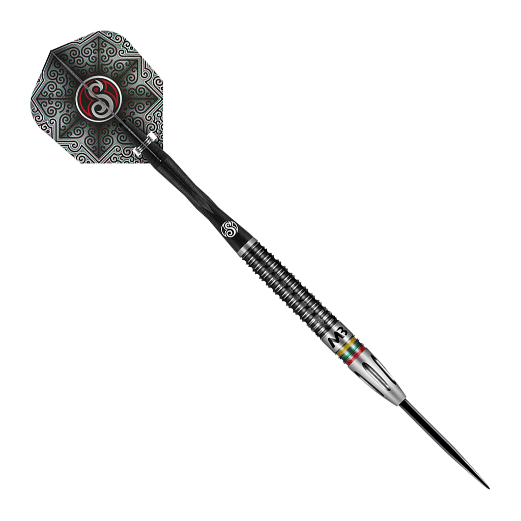 Shot Pro Series-Mindaugas Barauskas Steel Tip Dart Set-90% Tungsten Barrels