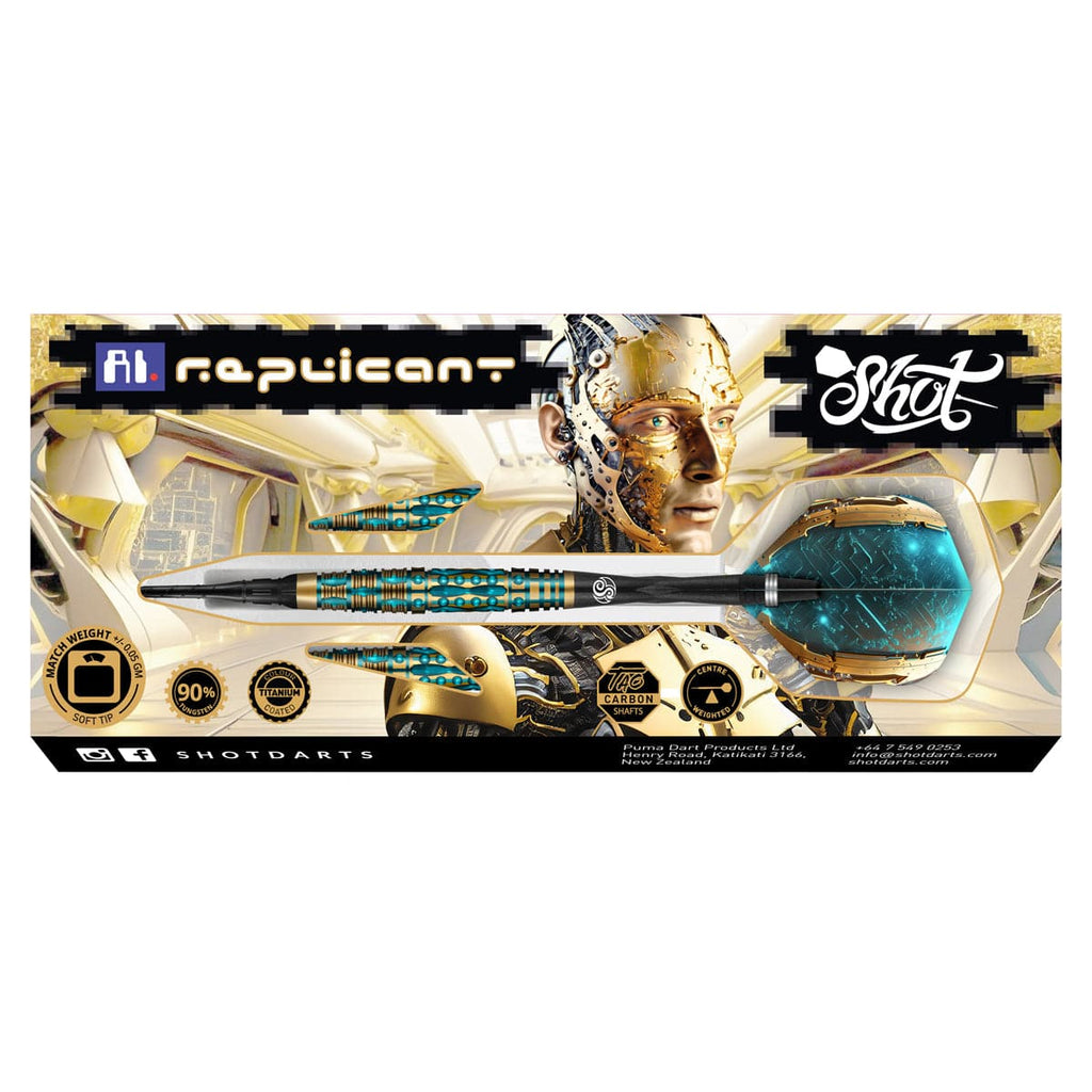 AI Replicant Soft Tip Dart Set-90% Tungsten Barrels