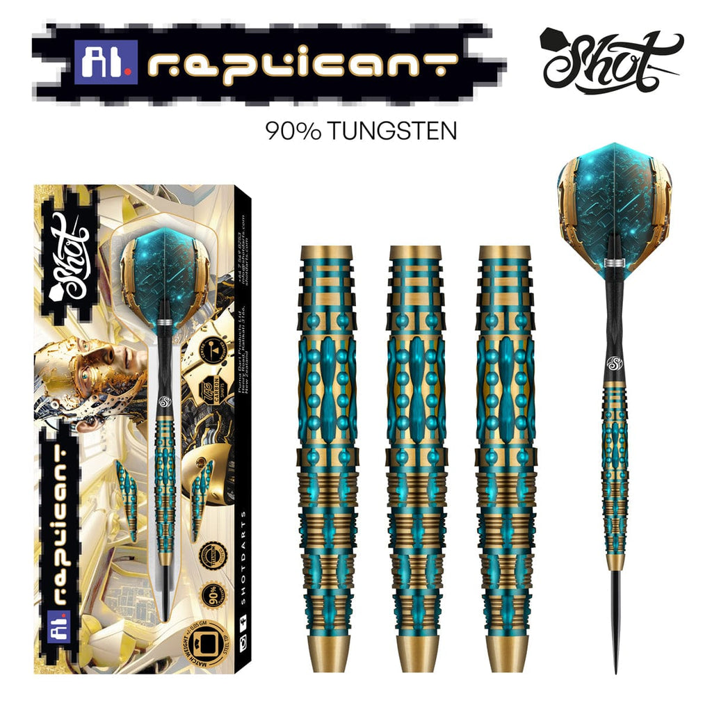 AI Replicant Steel Tip Dart Set-90% Tungsten Barrels