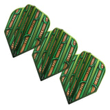 Warrior Rutene Dart Flight Set-Small Standard Green