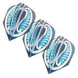 Warrior Dart Flight Set-Blue-Small Standard