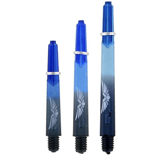 Eagle Claw Dart Shafts-Two Tone-Blue Black - shot-darts