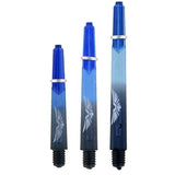 Eagle Claw Dart Shafts-Two Tone-Blue Black - shot-darts